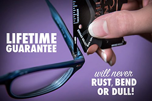 Ninja Wallet 18 In 1 Multifunction Survival Tool Outdoor Screwdriver, Bottle Opener, Cell Phone Stand Stainless Steel (random Color)